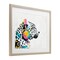 Stupell Industries Leopard On Air Headphones Framed Print Under Glass, design by Svetlana Aleynikova